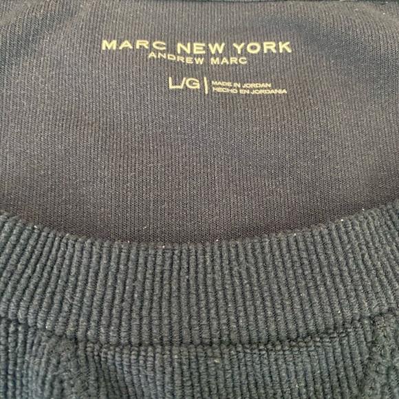 Marc New York Navy Crew Neck Sweater - Picture 6 of 6
